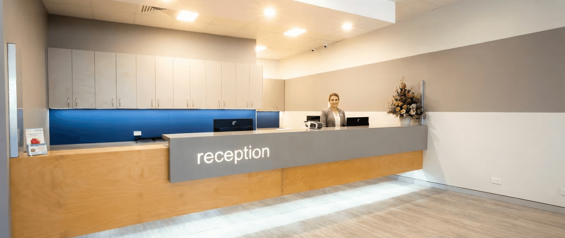 Modern Medical Reception Area