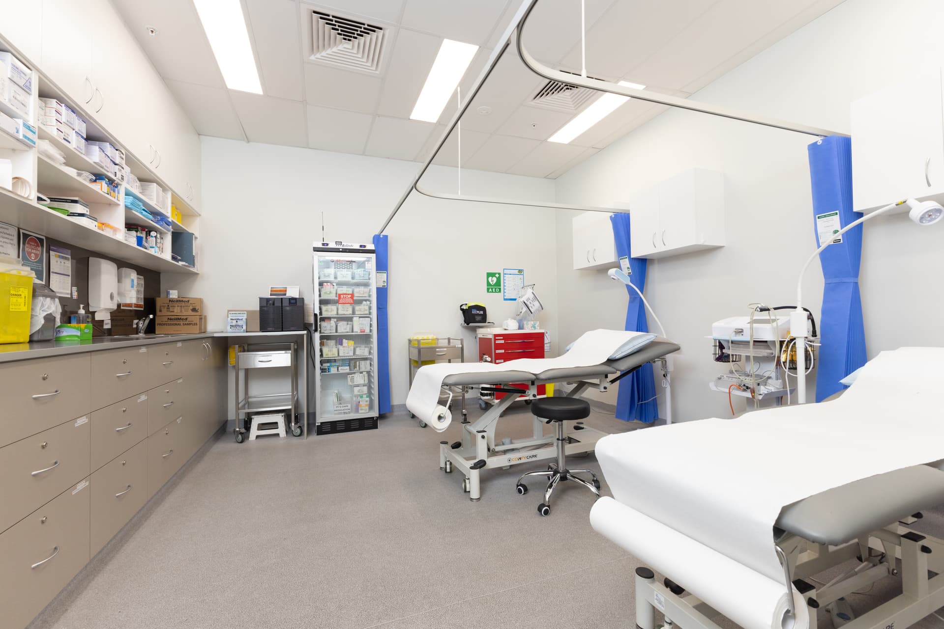 A clean and private treatment room at Gosnells Family Practice